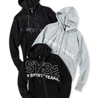 SLASH BIG LOGO ZIP HOODIE