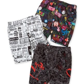 GRAPHIC RASH GUARD SHORT PANTS