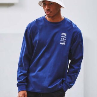 VERTICAL MULTI MINI LOGO L/S TEE