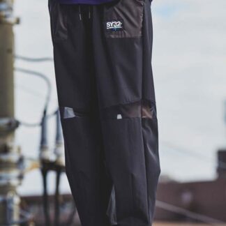 MESH SWICHING WIDE PANTS