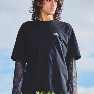 MESH LAYERED LOOSE FIT T-SHIRT