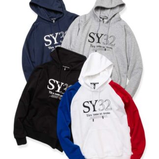 SERIF LOGO P/O HOODIE