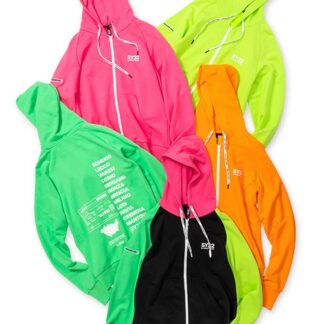 FLASH COLOR ZIP HOODIE
