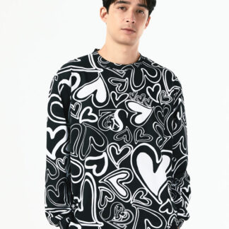 NEW GRAPHIC PATTERN L/S TEE