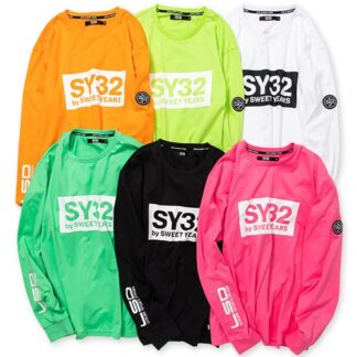 FLASH COLOR BOX LOGO L/S TEE