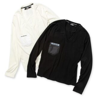 【WOMEN'S】LONG SLEEVE DEEP NECK T