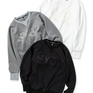 DOUBLE KNIT EMBOSS 3D LOGO P/O CREW