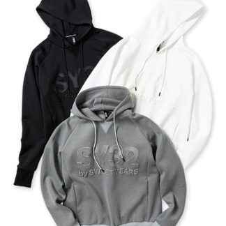 DOUBLE KNIT EMBOSS 3D LOGO P/O HOODIE