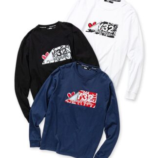 HEART DRIP BOX LOGO L/S TEE