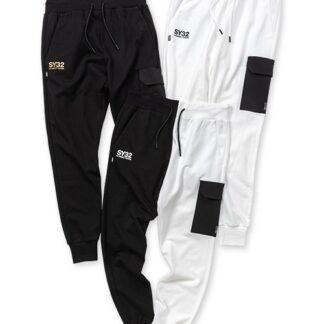 TEXTURE MIX SWEAT PANTS