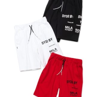 STRADDLE PRINT SHORT PANTS