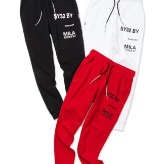 STRADDLE PRINT LONG PANTS