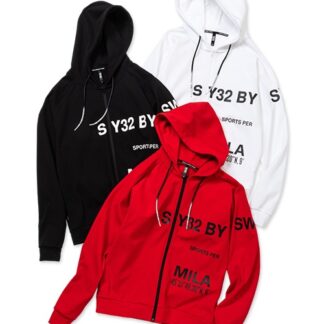 STRADDLE PRINT HOODIE