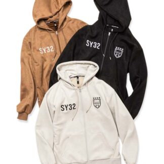 ESTER SUEDE ZIP HOODIE