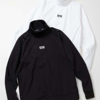 LAYERED HIGH NECK WIND GUARD L/S TEE