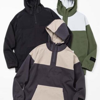 DOUBLE KNIT ANORAK HOODIE