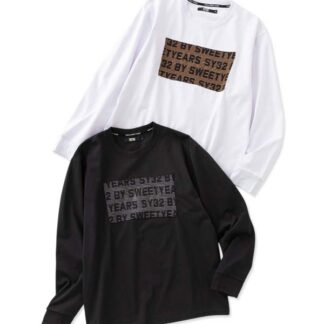 JACQUARD EMBOSS LOGO L/S TEE