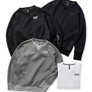 DOUBLE KNIT EMBOSS LOGO P/O CREW