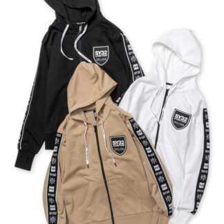 LINE TAPE ZIP HOODIE