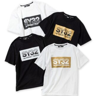 GRADATION DOT BOX LOGO TEE