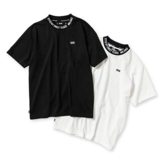 NECK DESIGN MINI METALLIC TAG TEE