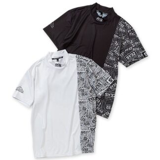 GRAPHIC MOCK NECK T-SHIRTS