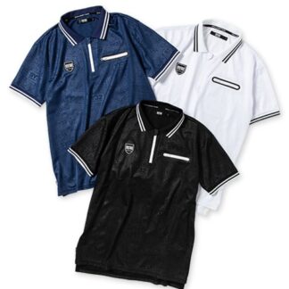 EMBOSS BOX LOGO ZIP POLO