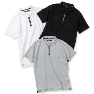 ZIP LOGO POLO SHIRTS