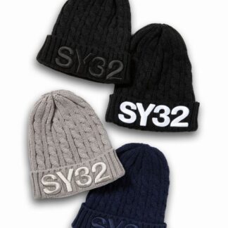 3D LOGO CABLE KNIT CAP