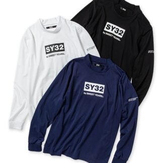 MOCK NECK CRIMPING L/S TEE